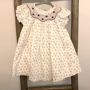 Janie ans Jack flower smock dress